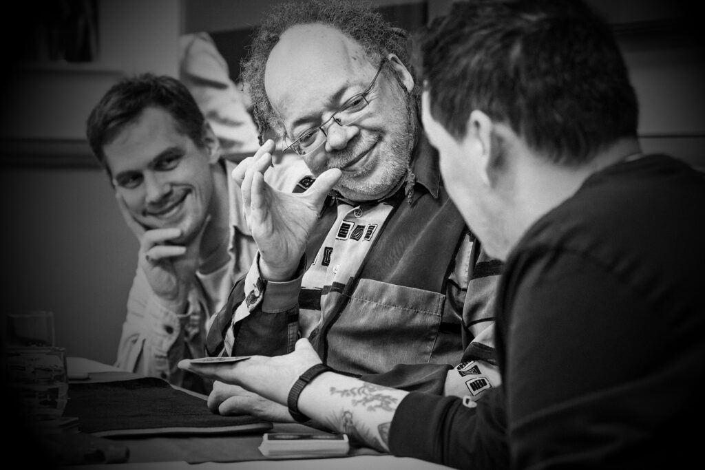 Bebel performs an effect to Alan Rorrison